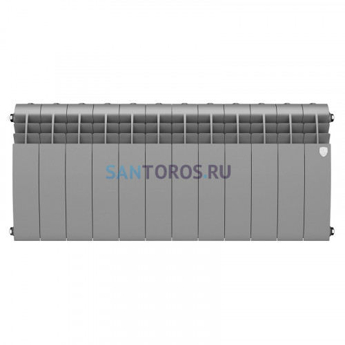 Радиатор Royal Thermo 350 х 12 секций BiLiner Silver Satin биметаллический секционный НС-1197127